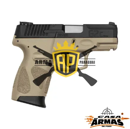 Pistola Taurus G2C Calibre 9mm Colors (Bege)