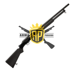 Espingarda Boito Pump Calibre 12GA Cano 24" Polímero Oxidada