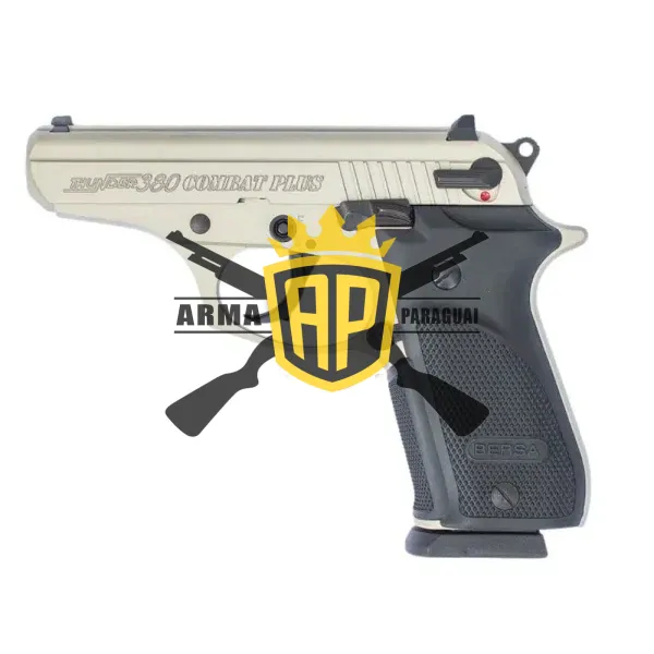 Pistola Bersa Thunder 380 Combat Plus Niquelada 15+1