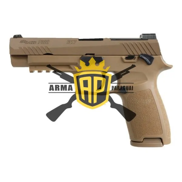 PISTOLA P320-M17 COYOTE C/ TRAVA E CALIBRE 9MM - SIG SAUER