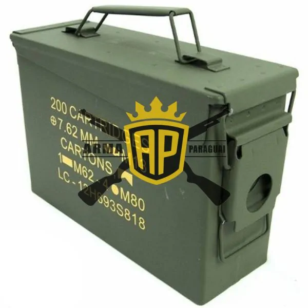 Caixa Munição Oem 200m 7.62 Aço Verde