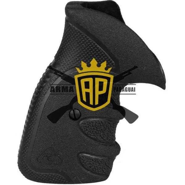Empunhadura Anatômica Combat para Revolver Taurus 6 ou mais Tiros Polímero Preto