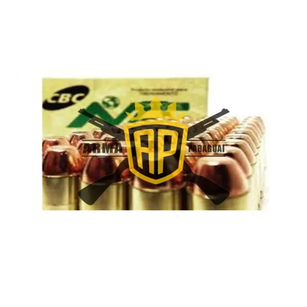 Munição CBC 9MMLUGER EOOG 124GR NTA CXT C