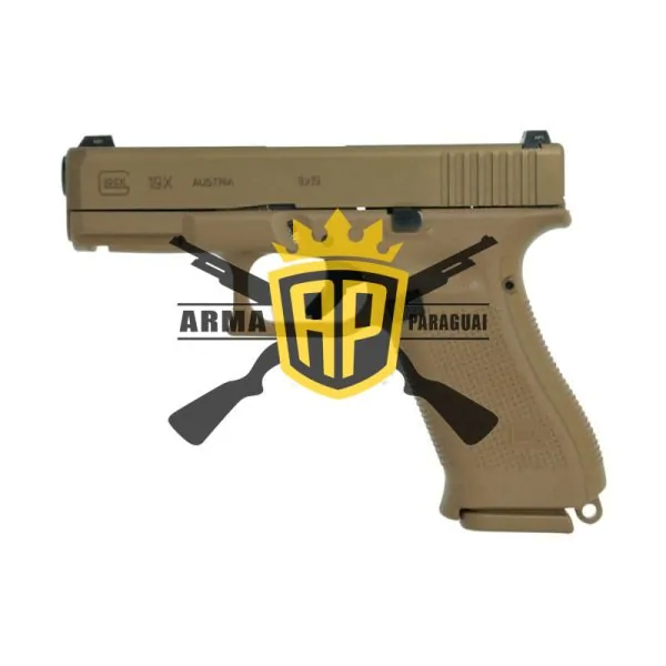 Pistola Glock G19X Gen5 Calibre 9Mm 17+1 Tiros