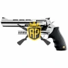 REVÓLVER TAURUS RT 608 INOX ALTO BRILHO CAL .357Mag 6,5
